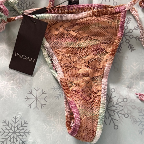 Indah Space Dye Crochet Bikini Bottom - Picture 7 of 8